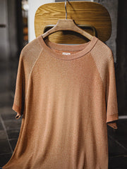 ヴィンテージオレンジニットTシャツ正面全体