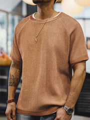 ヴィンテージオレンジニットTシャツ