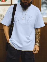 3Dプリント アイスブルーTシャツ