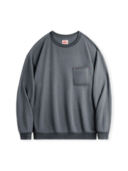 ワッフルチェック ポケットロングTシャツ