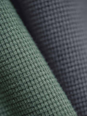 ワッフルチェック ポケットロングTシャツ