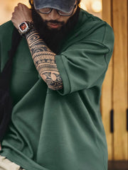 オールドスクール グリーンポロシャツ