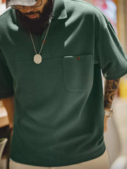 オールドスクール グリーンポロシャツ