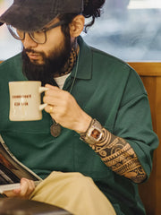 オールドスクール グリーンポロシャツ