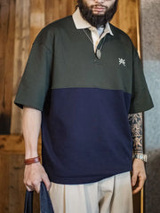 ヴィンテージ カラーブロック ポロシャツ