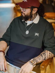 ヴィンテージ カラーブロック ポロシャツ