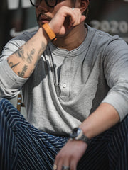 アメリカンヴィンテージ ヘンリーネックTシャツ