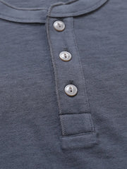 チューブラーヘンリーネックTシャツ