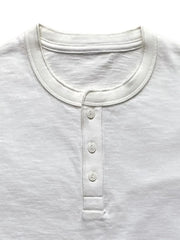 チューブラーヘンリーネックTシャツ