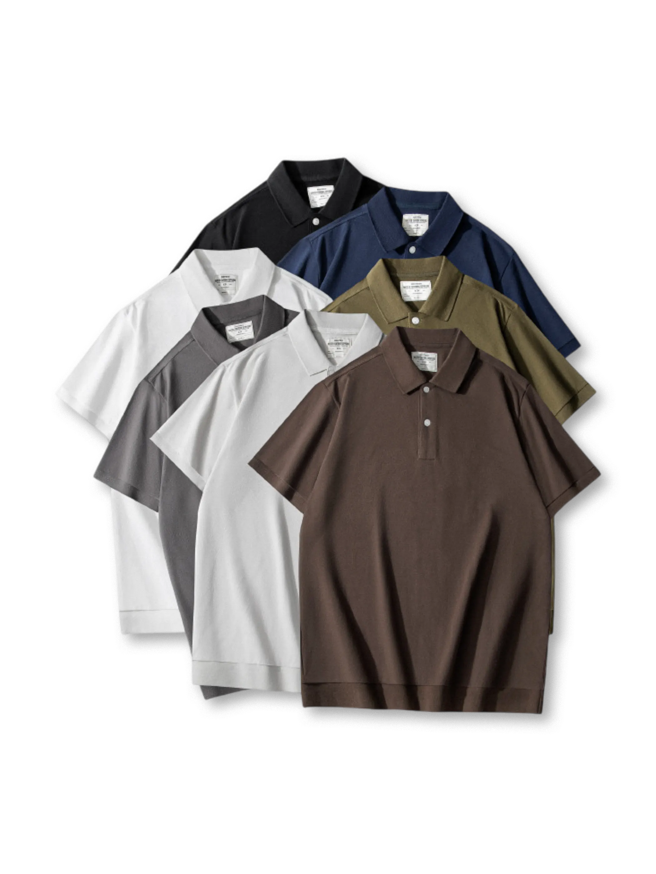 各色クラシックイタリアンポロシャツ並び