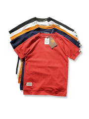 5色展開 クルーネック 半袖Tシャツ