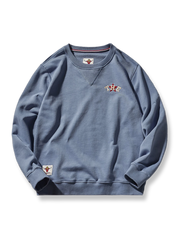 ヘビーウェイト無地クルーネックニットスウェット