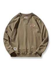 ヘビーウェイト無地クルーネックニットスウェット