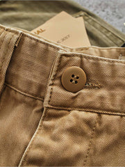 破れパッチワークカーゴパンツ