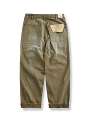 破れパッチワークカーゴパンツ