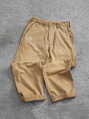 破れパッチワークカーゴパンツ