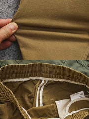 パッチワーク アンクルバンド カーゴパンツ