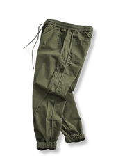 パッチワーク アンクルバンド カーゴパンツ