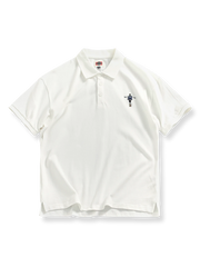 4色展開 刺繍入りポロシャツ