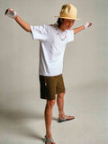 フラワーバッドネックレスTシャツ