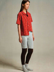 ドット加工コーデュロイシャツ