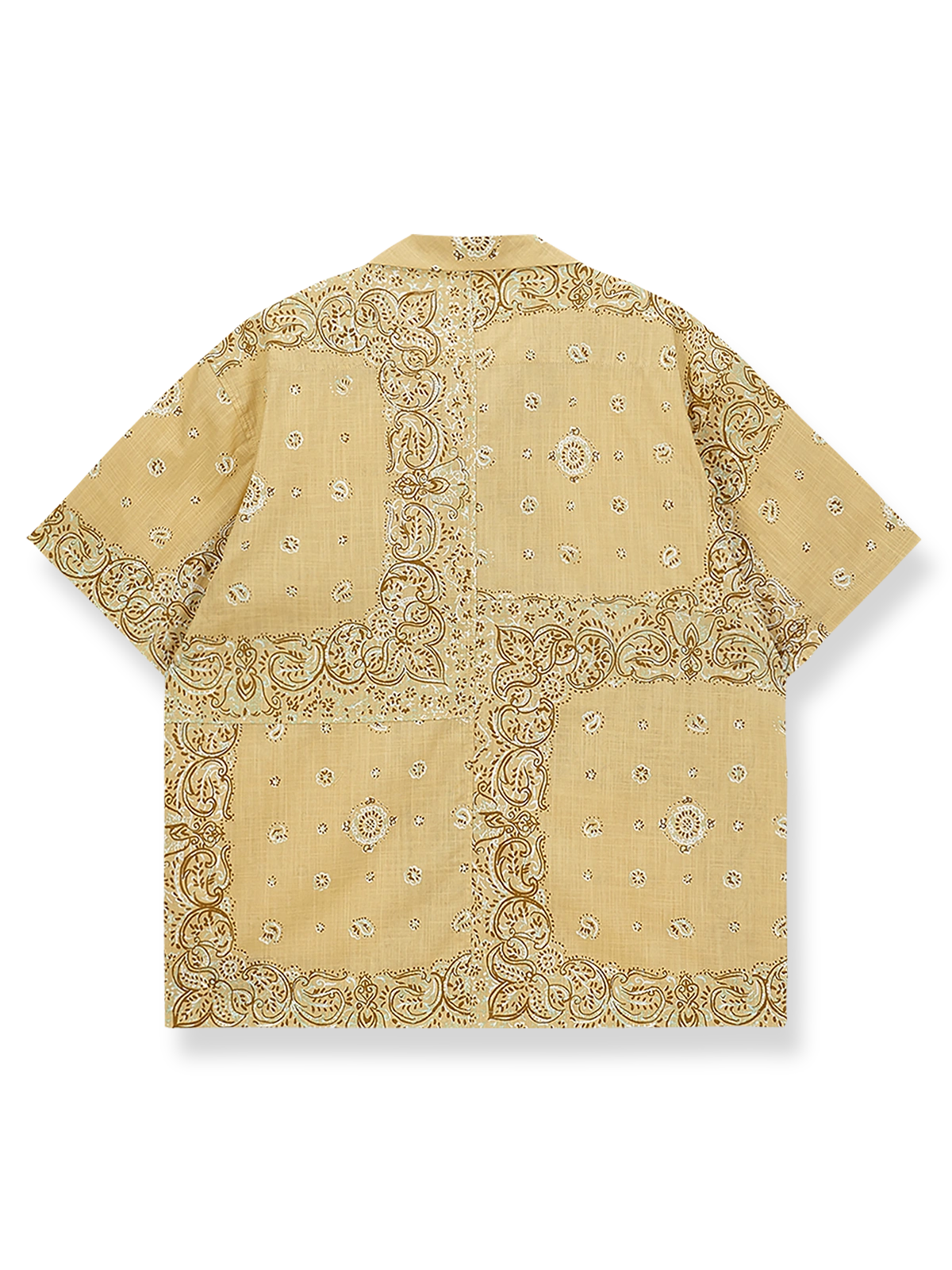 バンダナパッチワークシャツの正面画像