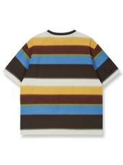 レトロボーダー速乾半袖Tシャツ