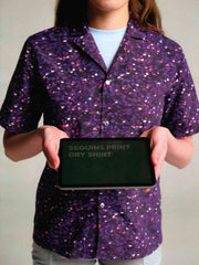 視覚錯覚プリント速乾アウトドアシャツ