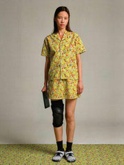 視覚錯覚プリント速乾アウトドアシャツ