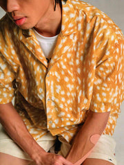 視覚錯覚プリント速乾アウトドアシャツ