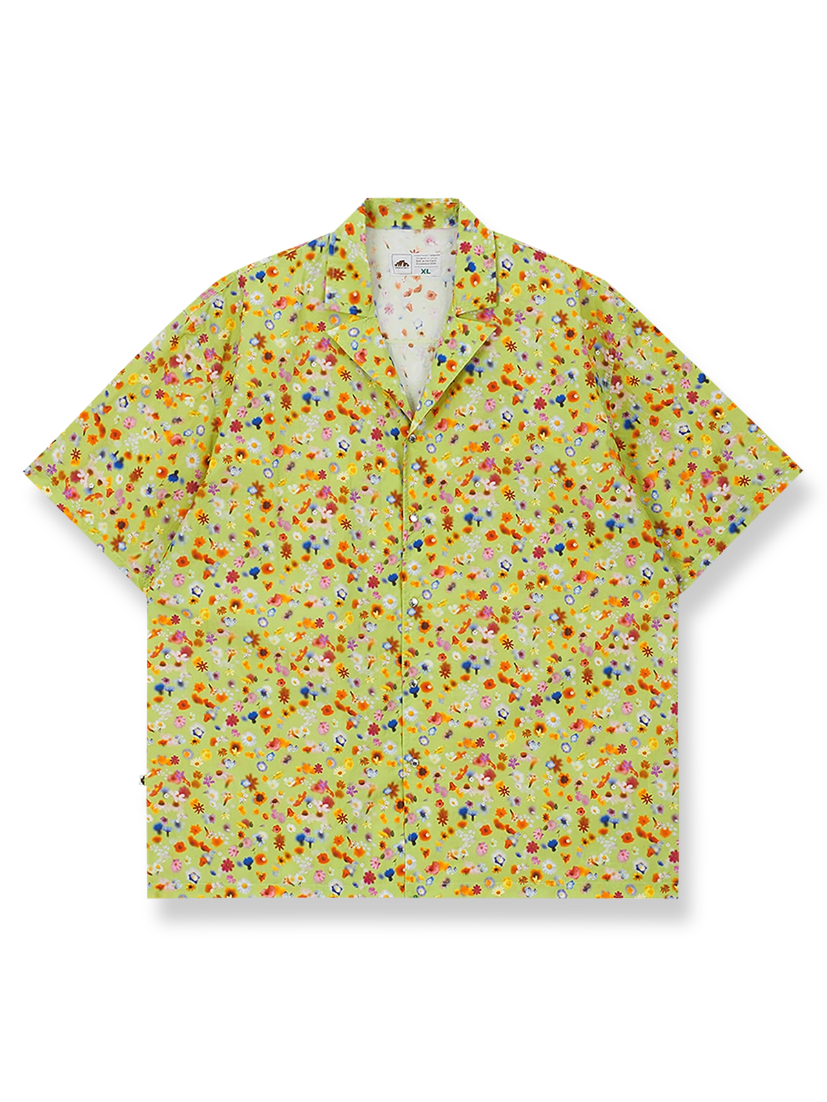 製品画像: 視覚錯覚プリント速乾アウトドアシャツの正面図