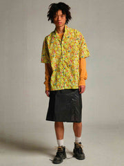 視覚錯覚プリント速乾アウトドアシャツ