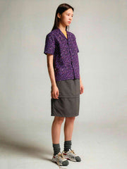 視覚錯覚プリント速乾アウトドアシャツ