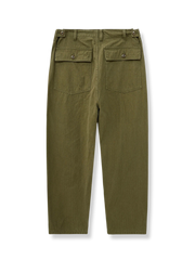 レトロ 人字柄 パッチワーク スラックス