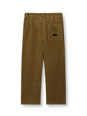 パッチワーク カーキ色 コーデュロイ スラックス