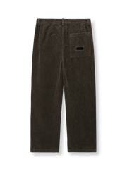 パッチワーク カーキ色 コーデュロイ スラックス