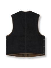 背中 コーデュロイ ナバホ柄 ジャカード ベスト