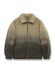 シェルパ フリース グラデーション 立襟ジャケット