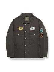 M43 ヘビーウェイト刺繍シャツジャケット