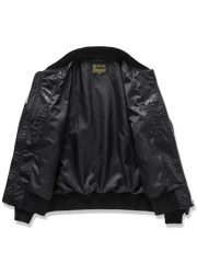 MA-1レザーフライトジャケット「biker」