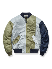 カラーブロック MA-1フライトジャケット
