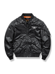 刺繍入り 厚手フライトジャケット