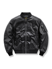 中綿MA-1レザーフライトジャケット