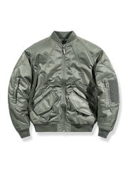 隠しファスナー パイロットジャケット