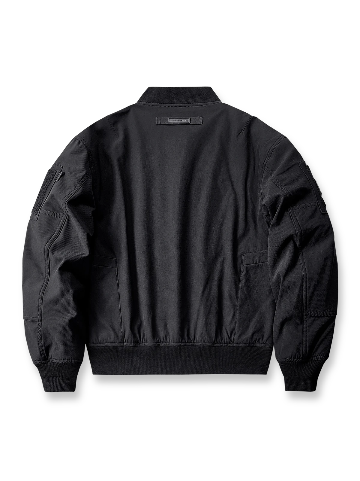 製品画像: 死神パラトルーパー タクティカルジャケットの全体画像、タクティカルスタイルと取り外し可能なワッペンが特徴
詳細画像: 取り外し可能な面ファスナー付きワッペンと死神タクティカルパッチのディテール、耐摩耗性に優れた90%ナイロン素材