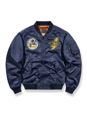 3色 刺繍入り MA-1 ジャケット