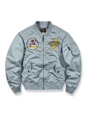 3色 刺繍入り MA-1 ジャケット