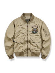 ベアソルジャー刺繍  MA-1改良コットンフライトジャケット