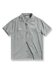 フレンチヴィンテージピーチスキンキューバカラーシャツ全体図