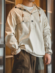 ミリタリー サルベージ フード付きスウェット